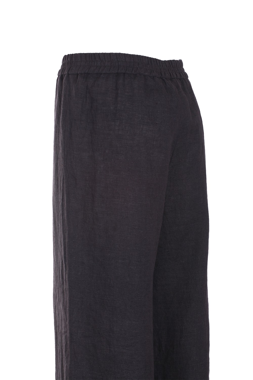 shop FABIANA FILIPPI Saldi Pantalone: Fabiana Filippi pantalone in lino, nero.
Linea loose fit. 
Vita elasticizzata.
Composizione: 100% Lino.
Fatto in Italia.. PADP02W389-825 number 6613855